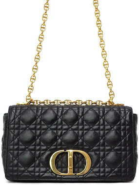 Christian Dior Caro Cannage Quilted Bag Chain Shoulder Bag